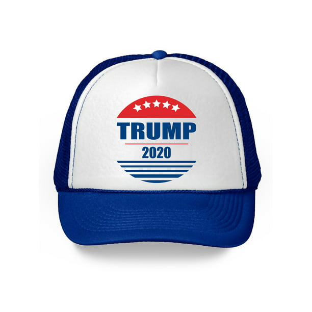 Young Men Street Dancing Snapbacks Cap Trump 2020 White and Red Soft Hat 